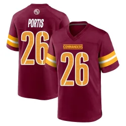 Men's Clinton Portis Washington Commanders No.26 Game Burgundy Jersey