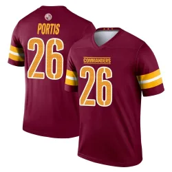 Men's Clinton Portis Washington Commanders No.26 Legend Burgundy Jersey