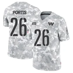 Men's Clinton Portis Washington Commanders No.26 Limited 2024 Salute to Service Jersey - Arctic Camo