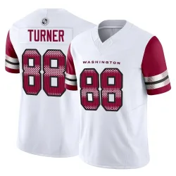 Men's Cole Turner Washington Commanders No.88 Limited Vapor F.U.S.E. Jersey - White