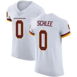 Men's Collin Schlee Washington Commanders No.0 Elite Vapor Untouchable Jersey - White