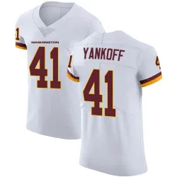 Men's Colson Yankoff Washington Commanders No.41 Elite Vapor Untouchable Jersey - White