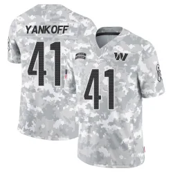 Men's Colson Yankoff Washington Commanders No.41 Limited 2024 Salute to Service Jersey - Arctic Camo