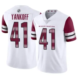 Men's Colson Yankoff Washington Commanders No.41 Limited Vapor Jersey - White
