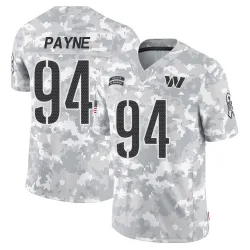 Men's Daron Payne Washington Commanders No.94 Limited 2024 Salute to Service Jersey - Arctic Camo