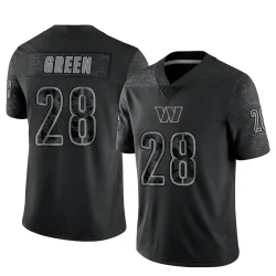 Men's Darrell Green Washington Commanders No.28 Limited Reflective Jersey - Black