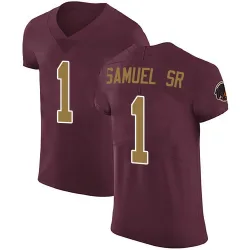 Men's Deebo Samuel Sr. Washington Commanders No.1 Elite Burgundy Alternate Vapor Untouchable Jersey