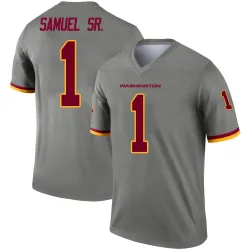Men's Deebo Samuel Sr. Washington Commanders No.1 Legend Inverted Jersey - Gray