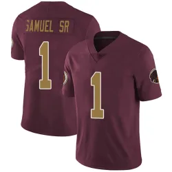 Men's Deebo Samuel Sr. Washington Commanders No.1 Limited Burgundy Alternate Vapor Untouchable Jersey