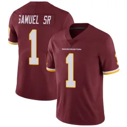 Men's Deebo Samuel Sr. Washington Commanders No.1 Limited Burgundy Team Color Vapor Untouchable Jersey