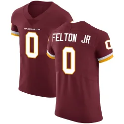 Men's Demetric Felton Washington Commanders No.0 Elite Burgundy Team Color Vapor Untouchable Jersey