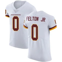 Men's Demetric Felton Washington Commanders No.0 Elite Vapor Untouchable Jersey - White