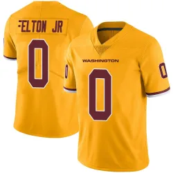 Men's Demetric Felton Washington Commanders No.0 Limited Color Rush Jersey - Gold