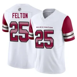 Men's Demetric Felton Washington Commanders No.25 Limited Vapor F.U.S.E. Jersey - White