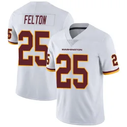 Men's Demetric Felton Washington Commanders No.25 Limited Vapor Untouchable Jersey - White