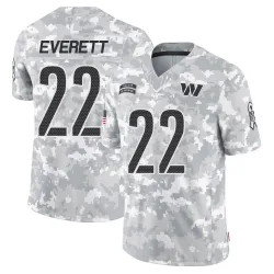 Men's Deshazor Everett Washington Commanders No.22 Limited 2024 Salute to Service Jersey - Arctic Camo