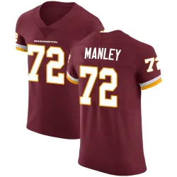 Men's Dexter Manley Washington Commanders No.72 Elite Burgundy Team Color Vapor Untouchable Jersey