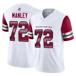 Men's Dexter Manley Washington Commanders No.72 Limited Vapor F.U.S.E. Jersey - White