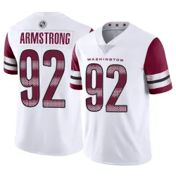 Men's Dorance Armstrong Washington Commanders No.92 Limited Vapor Jersey - White