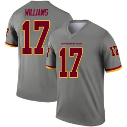 Men's Doug Williams Washington Commanders No.17 Legend Inverted Jersey - Gray