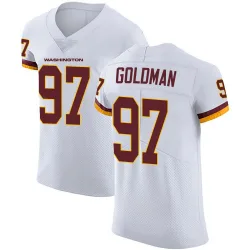Men's Eddie Goldman Washington Commanders No.97 Elite Vapor Untouchable Jersey - White
