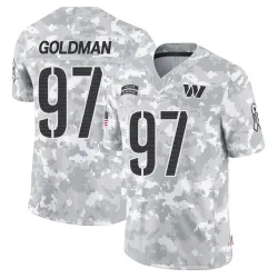 Men's Eddie Goldman Washington Commanders No.97 Limited 2024 Salute to Service Jersey - Arctic Camo