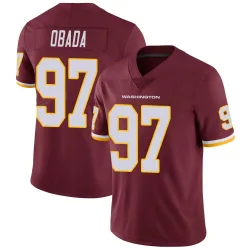 Men's Efe Obada Washington Commanders No.97 Limited Burgundy Team Color Vapor Untouchable Jersey