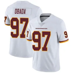 Men's Efe Obada Washington Commanders No.97 Limited Vapor Untouchable Jersey - White
