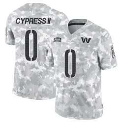 Men's Fentrell Cypress II Washington Commanders No.0 Limited 2024 Salute to Service Jersey - Arctic Camo