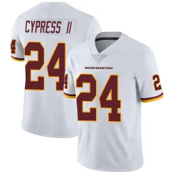 Men's Fentrell Cypress II Washington Commanders No.24 Limited Vapor Untouchable Jersey - White