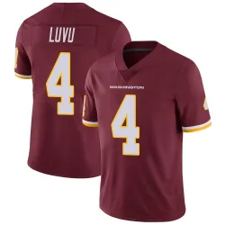Men's Frankie Luvu Washington Commanders No.4 Limited Burgundy Team Color Vapor Untouchable Jersey