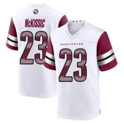 Men's J.D. McKissic Washington Commanders No.23 Game Jersey - White