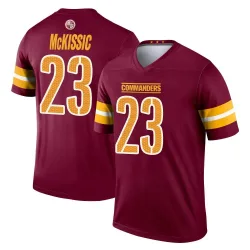Men's J.D. McKissic Washington Commanders No.23 Legend Burgundy Jersey