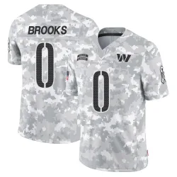 Men's Ja'Corey Brooks Washington Commanders No.0 Limited 2024 Salute to Service Jersey - Arctic Camo