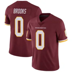 Men's Ja'Corey Brooks Washington Commanders No.0 Limited Burgundy Team Color Vapor Untouchable Jersey