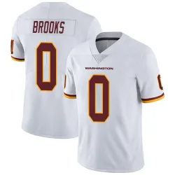 Men's Ja'Corey Brooks Washington Commanders No.0 Limited Vapor Untouchable Jersey - White
