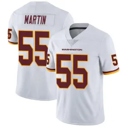 Men's Jacob Martin Washington Commanders No.55 Limited Vapor Untouchable Jersey - White
