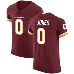 Men's Jacoby Jones Washington Commanders No.0 Elite Burgundy Team Color Vapor Untouchable Jersey