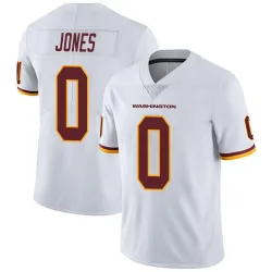 Men's Jacoby Jones Washington Commanders No.0 Limited Vapor Untouchable Jersey - White