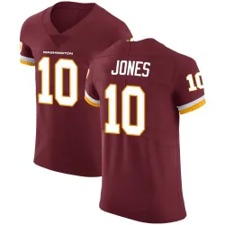 Men's Jacoby Jones Washington Commanders No.10 Elite Burgundy Team Color Vapor Untouchable Jersey