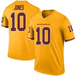 Men's Jacoby Jones Washington Commanders No.10 Legend Color Rush Jersey - Gold