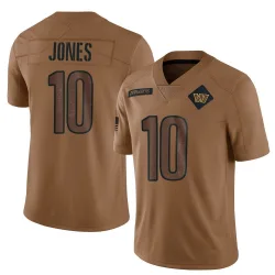 Men's Jacoby Jones Washington Commanders No.10 Limited 2023 Salute To Service Jersey - Brown