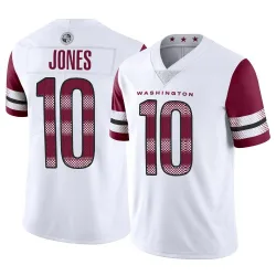Men's Jacoby Jones Washington Commanders No.10 Limited Vapor Jersey - White