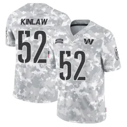 Men's Javon Kinlaw Washington Commanders No.52 Limited 2024 Salute to Service Jersey - Arctic Camo
