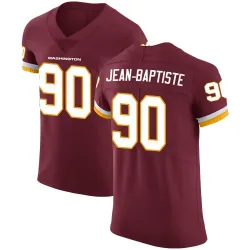 Men's Javontae Jean-Baptiste Washington Commanders No.90 Elite Burgundy Team Color Vapor Untouchable Jersey