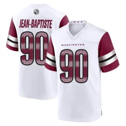 Men's Javontae Jean-Baptiste Washington Commanders No.90 Game Jersey - White