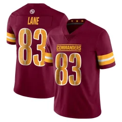 Men's Jaylin Lane Washington Commanders No.83 Limited Vapor Burgundy Jersey
