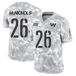 Men's Jeremy McNichols Washington Commanders No.26 Limited 2024 Salute to Service Jersey - Arctic Camo