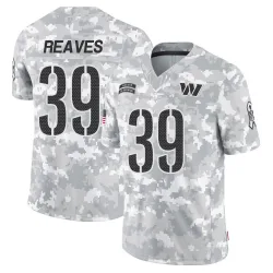 Men's Jeremy Reaves Washington Commanders No.39 Limited 2024 Salute to Service Jersey - Arctic Camo