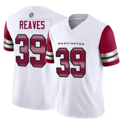 Men's Jeremy Reaves Washington Commanders No.39 Limited Vapor F.U.S.E. Jersey - White